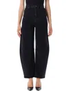 Self-portrait High-waisted Relaxed Fit Black Jeans