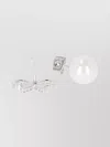 Self-portrait Beaded Bow Brass Crystal Pearl Stud