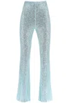 Self-portrait Aquamarine Polyamide Pants