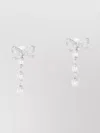 Self-portrait Beads And Crystals Drop Earrings
