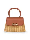 Self-portrait Self Portrait Women Beige Mini Bow Handbag