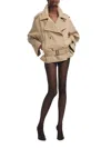 Self-portrait Beige Trench Jacket Coats Beige