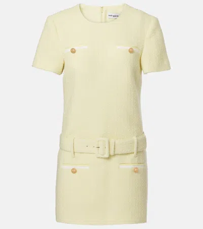 Self-portrait Belted Boucle Minidress