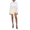 Self-portrait Boucle Mini Skirt In Neutral