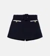 Self-portrait Belted Boucle Skort