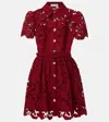 Self-portrait Belted Lace Minidress