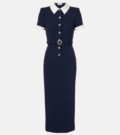 Self-portrait Belted Midi Dress