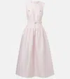 Self-portrait Taffeta Midi Dress In Pink