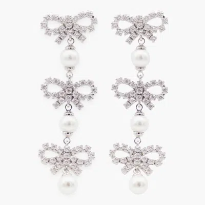SELF-PORTRAIT SELF-PORTRAIT SILVER METAL EARRINGS