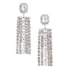 Self-portrait Multi Crystal Droplet Jewelry Silver