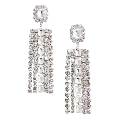 Self-portrait Earrings In Gray