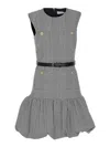 Self-portrait Black And White Mini Dress