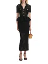 Self-portrait Self Portrait Women Bow Crochet Midi Dress