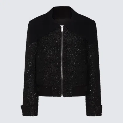 SELF-PORTRAIT BLACK CASUAL JACKET