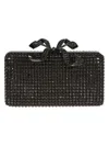 Self-portrait Self Portrait Black Crystal Box Clutch