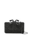 Self-portrait Self Portrait Black Crystal Box Clutch