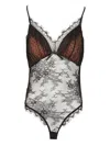 Self-portrait Bodysuit Made Of Polyester Blend