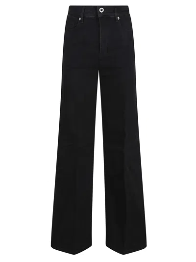 SELF-PORTRAIT BLACK FLARED JEANS