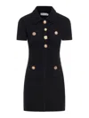 Self-portrait Short Dress In Negro