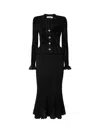 Self-portrait Black Peplum Dress