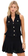 Self-portrait Pointelle-knit Sleeveless Mini Dress