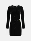 Self-portrait Black Polyester Dress In Black