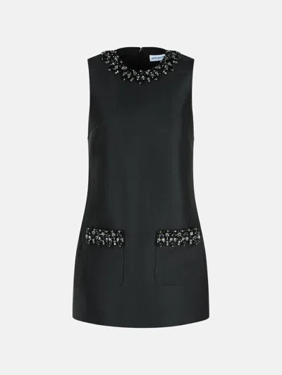 Self-portrait Black Polyester Dress