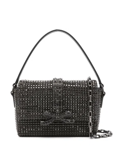 Self-portrait Black Rhinestone Chainmail Micro Bag Bags