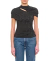 Self-portrait Self Portrait Black Polyester Blend Top In Black