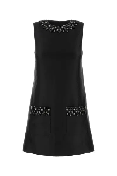 Self-portrait Self Portrait Black Taffeta Mini Dress