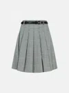 Self-portrait Black Viscose Blend Skirt In Black