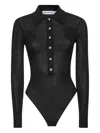 Self-portrait Viscose Knit Bodysuit