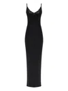 Self-portrait Black Viscose Knit Maxi Dress Clothing