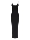 Self-portrait Black Viscose Knit Maxi Dress Clothing In Black