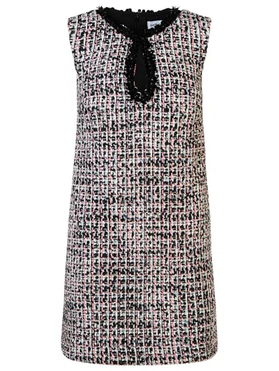 SELF-PORTRAIT BOUCLE EMBELLISHED MINI DRESS