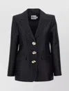 Self-portrait Taffeta Single-breasted Blazer