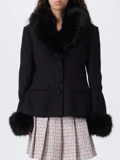 SELF-PORTRAIT BLAZER SELF-PORTRAIT WOMAN COLOR BLACK,H27544002
