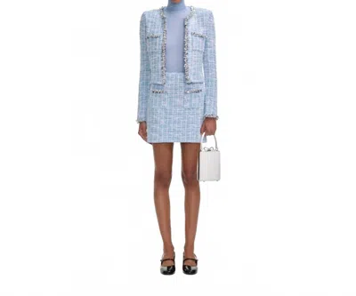 Self-portrait Blue Check Cardigan