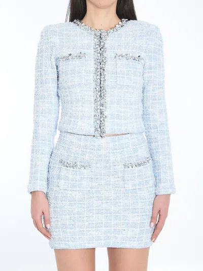 Self-portrait Blue Check Jacket