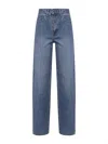 Self-portrait Womens Self Portrait Rhinestone Straight-leg Denim Jeans In Blue