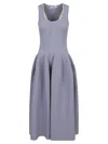 Self-portrait Crystal-embellished Ribbed Stretch-knit Midi Dress