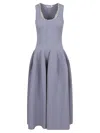 Self-portrait Crystal-embellished Ribbed Stretch-knit Midi Dress