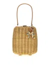 Self-portrait Self Portrait Women 'brown Rattan Bag With Keychain' Handbag
