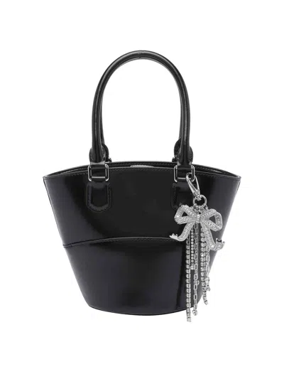 Self-portrait Black Charm Tote Bag