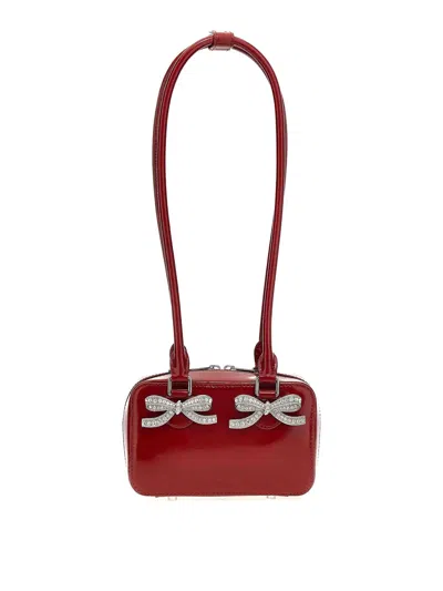 SELF-PORTRAIT BOLSA BANDOLERA - ROJO OSCURO