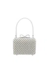 Self-portrait Micro Pearl Embellished Handbag In White