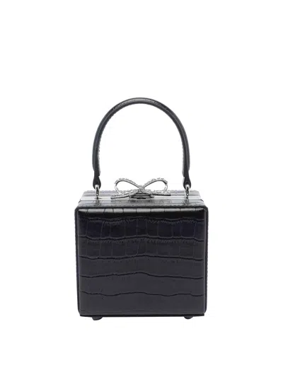 SELF-PORTRAIT CROC MICRO HANDBAG