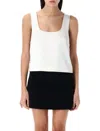 SELF-PORTRAIT SELF-PORTRAIT BONDED SATIN VEST