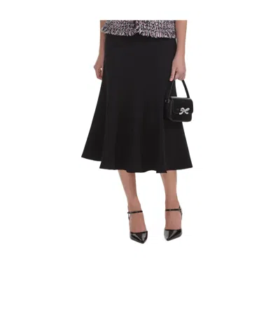 Self-portrait Bouclé Midi Dress In Black