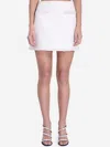 Self-portrait Boucl Mini Skirt In Ivory